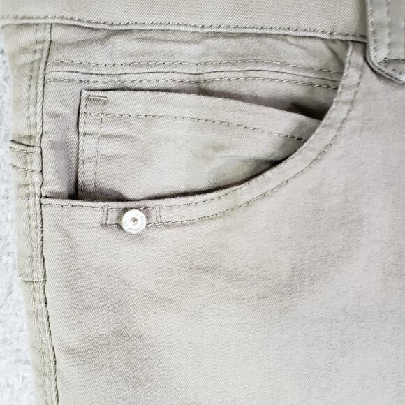 Democracy Jeans Ab Solution Womens Size 14 Green Straight Leg 5-Pocket - Picture 5 of 8